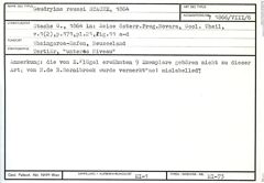 Karteikarte zum Typusmaterial von Gaudryina reussi Stache, 1864
